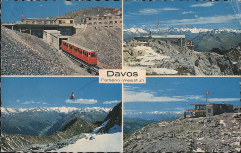 Davos Parsenn-Weissfluh Mountain Views, Switzerland