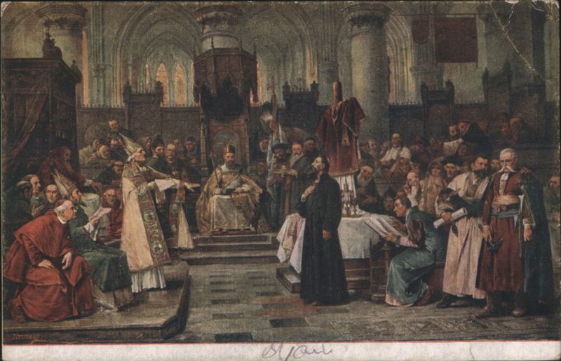 Jan Hus Before the Council of Constance, 1415 Hebert