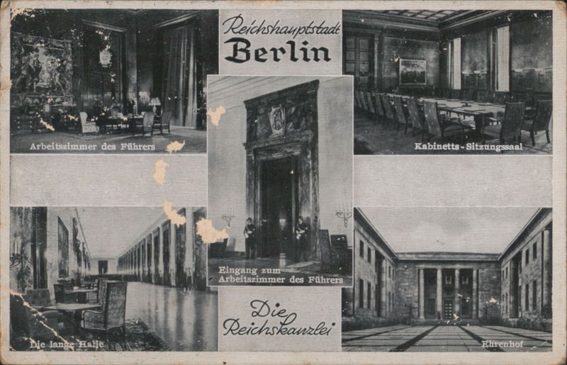 Reichshauptstadt Berlin, Die Reichskanzlei, Führer's Study Germany