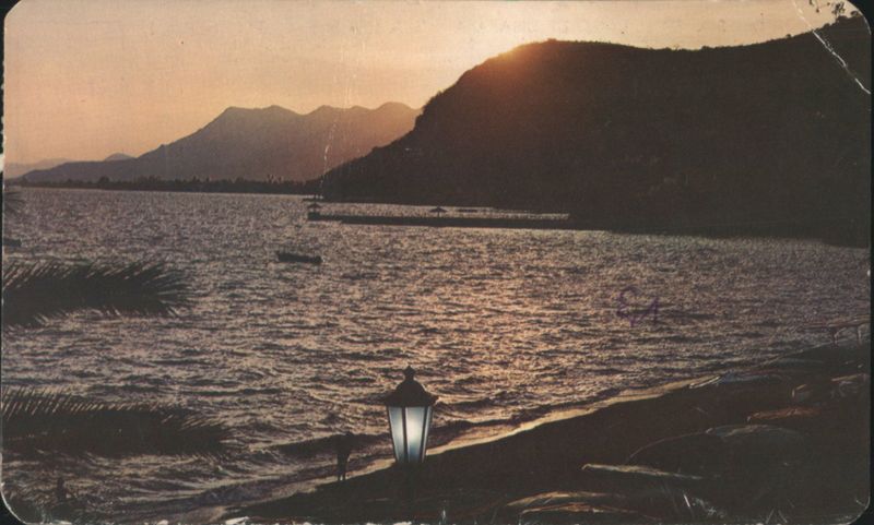 Sunset on Chapala's Lake Guadalajara Mexico