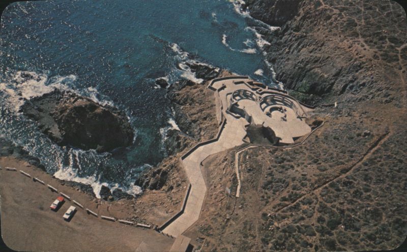 La Bufadora Aerial View, Ensenada, Baja California B. Cfa. Mexico