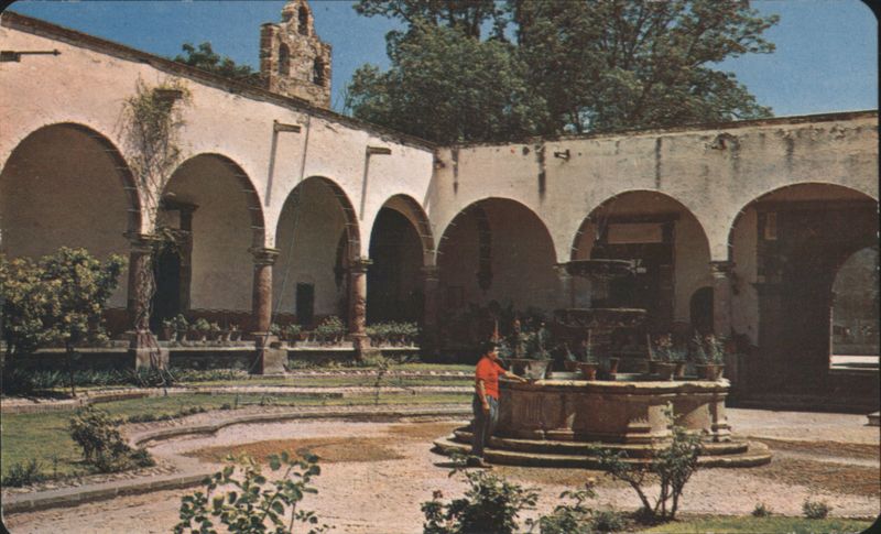 Arches & Fountain, Instituto Allende, San Miguel Allende Mexico