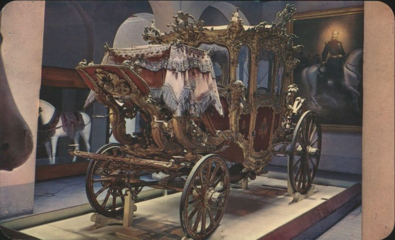Maximilian's Ornate Carriage, Chapultepec Castle Mexico City