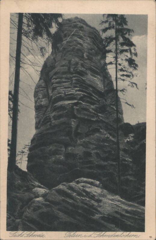 Sächsische Schweiz Felsen, Schwedenlöcher Rock Formation Germany