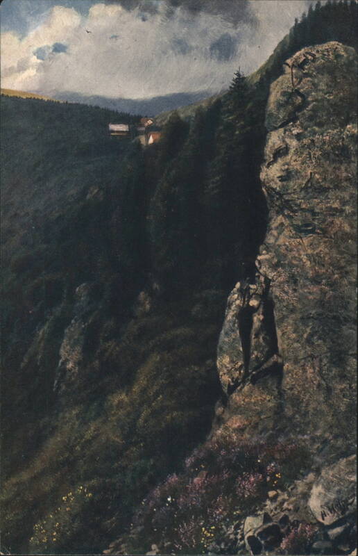 Schlucht (1139 m) - Vogesen Mountain Gorge France H. Hoffmann