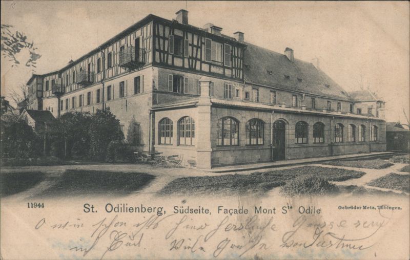 St. Odilienberg, Mont Ste Odile, South Facade France