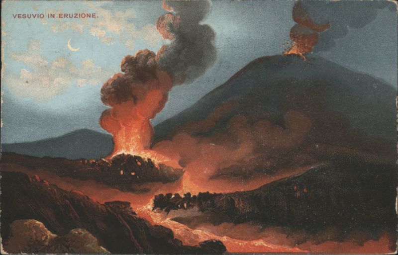 Vesuvius in Eruption Italy