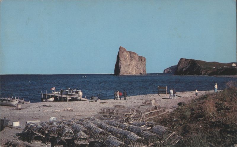 Perce Rock, Lobster Traps, La Gaspésie Percé QC Canada