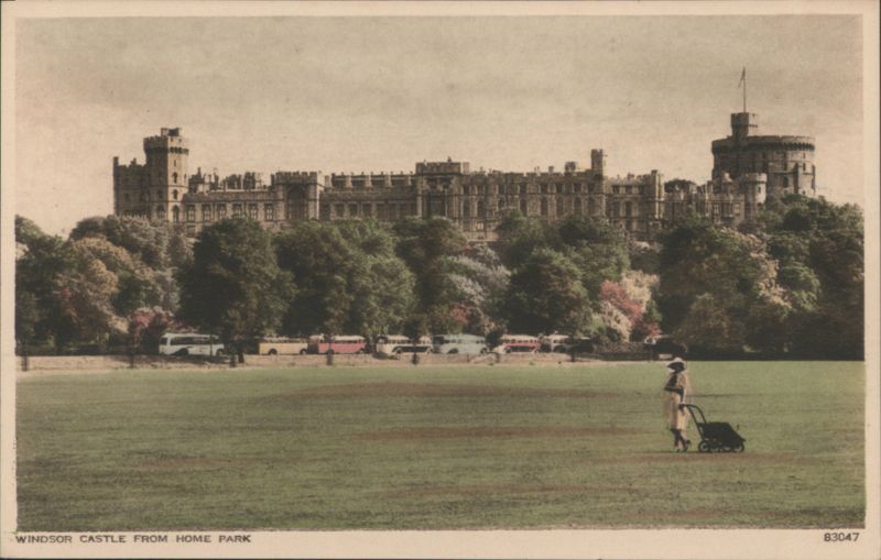 Windsor Castle from Home Park United Kingdom Berkshire