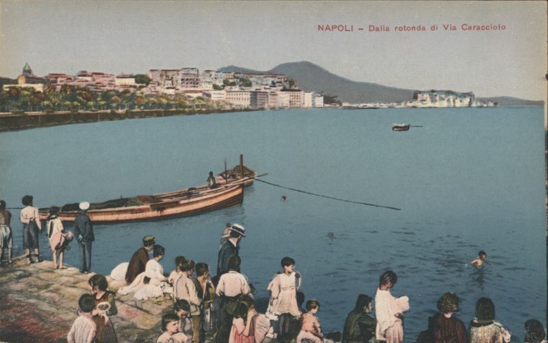 Napoli - Dalla rotonda di Via Caracciolo Italy