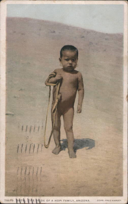 Hopi Child, The Pride of a Hopi Family Arizona