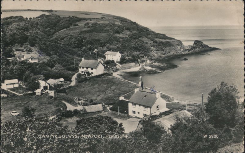 Cwm-yr-Eglwys Coastal Village, Newport, Pembrokeshire United Kingdom