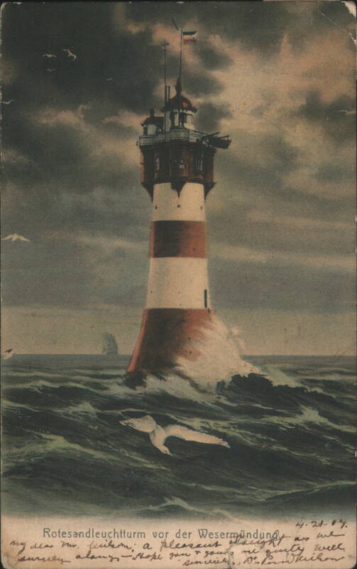 Rotesand Lighthouse, Weser Estuary Germany