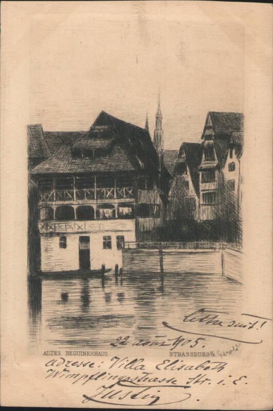 ALTES BEGUINENHAUS, Strasbourg, 1905 France H. Seelig