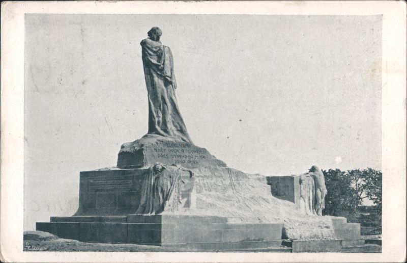Šaloun's Jan Hus Monument, Hořice Czechoslovakia