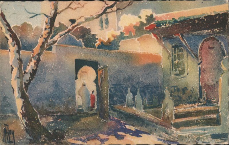 Sidi Abderrahmamm Street Scene, Algeria M. ROY Africa