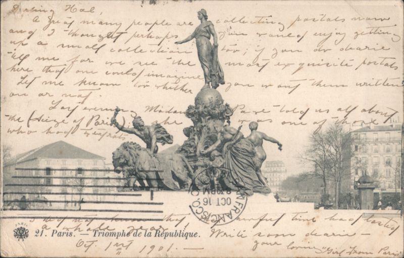 Triomphe de la République Monument, Paris France