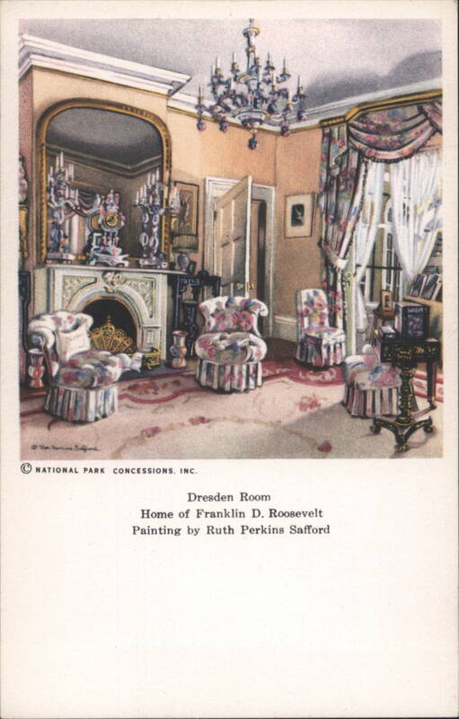 Dresden Room, Franklin D. Roosevelt Home, Painting