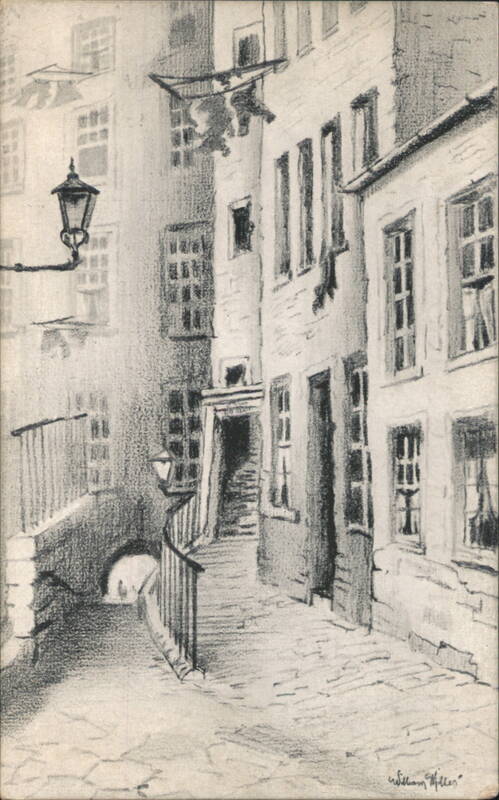 Mylne's Court, Edinburgh - Old Town Close Scotland