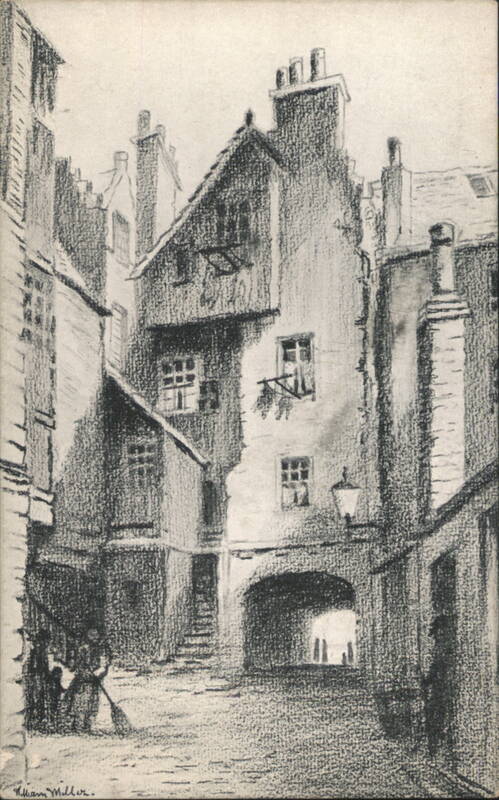 Bakehouse Close, Edinburgh - Old Closes Castle Series Scotland