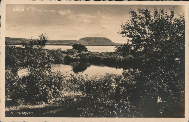 Lake Mývatn Landscape, Iceland E. Sigurgeirsson