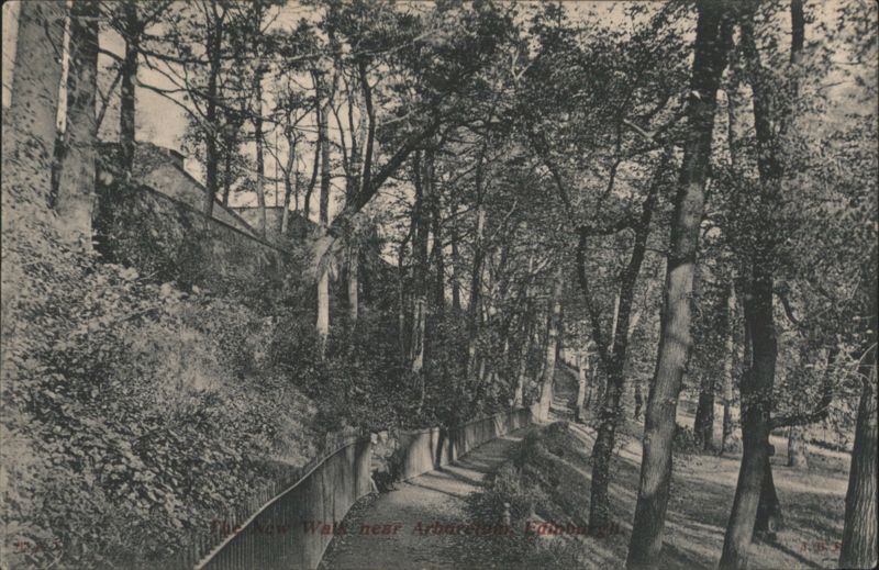 The Haw Walk near Arboretum, Edinburgh Scotland