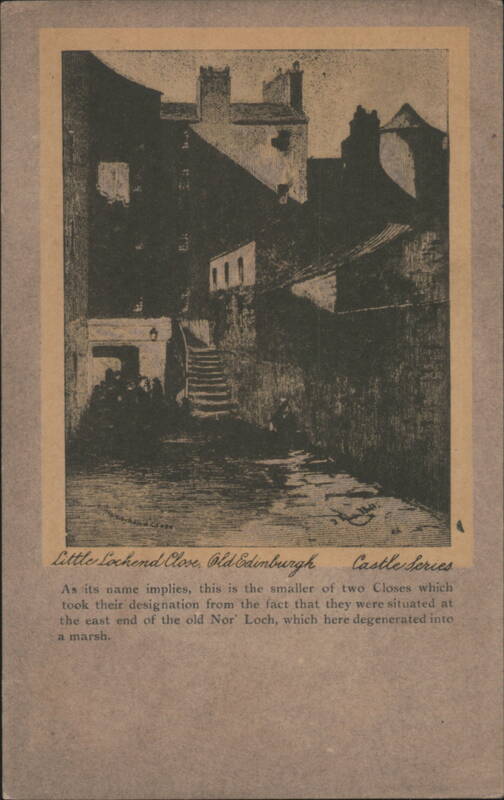 Little Lochend Close, Old Edinburgh Scotland