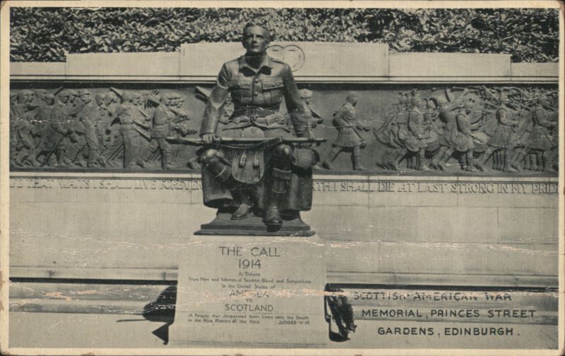 Scottish-American War Memorial, Princes Street Gardens Edinburgh Scotland