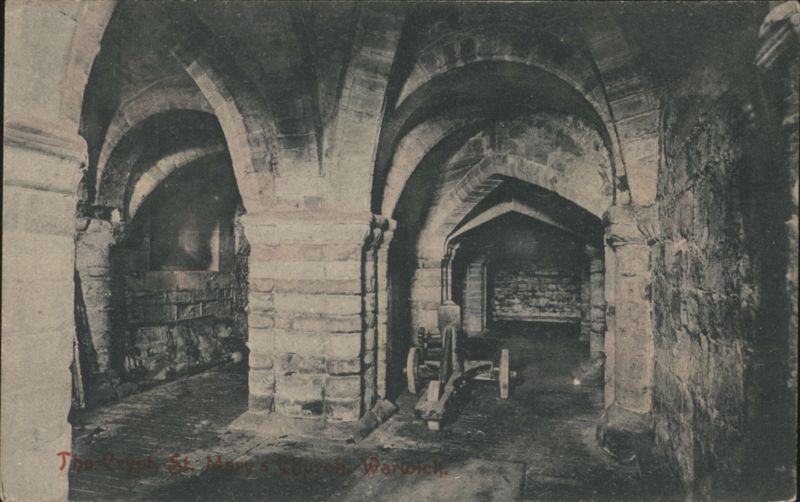 The Crypt, St. Mary's Church, Warwick United Kingdom