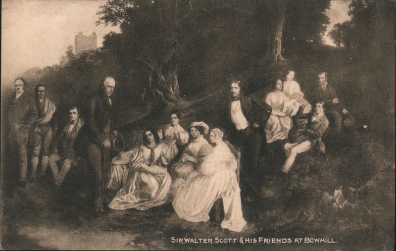 Sir Walter Scott & His Friends at Bowhill Authors & Writers