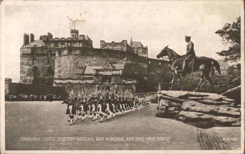 Edinburgh Castle, Scottish National War Memorial, Earl Haig Scotland