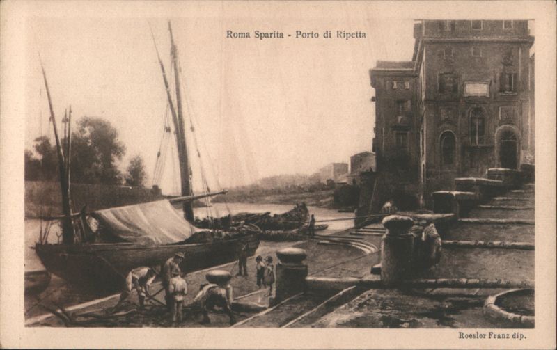 Roma Sparita - Porto di Ripetta Rome Italy Roesler Franz