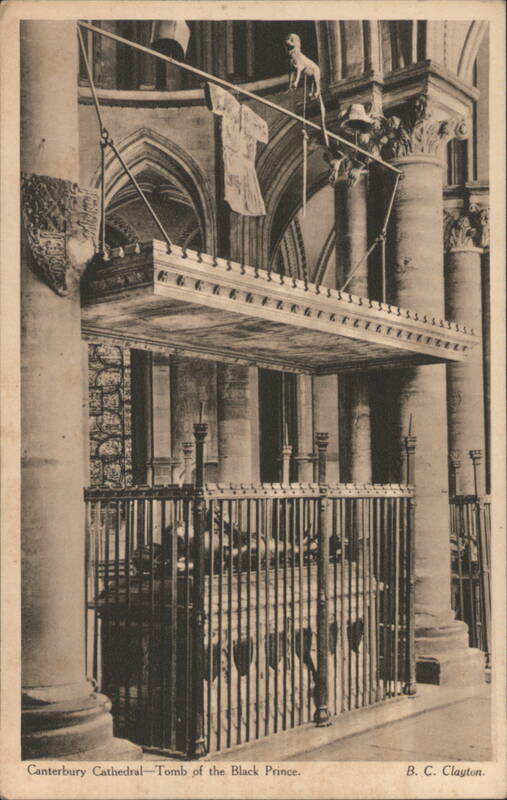 Tomb of the Black Prince, Canterbury Cathedral England