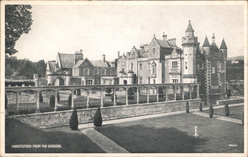 Abbotsford from the Gardens Scotland