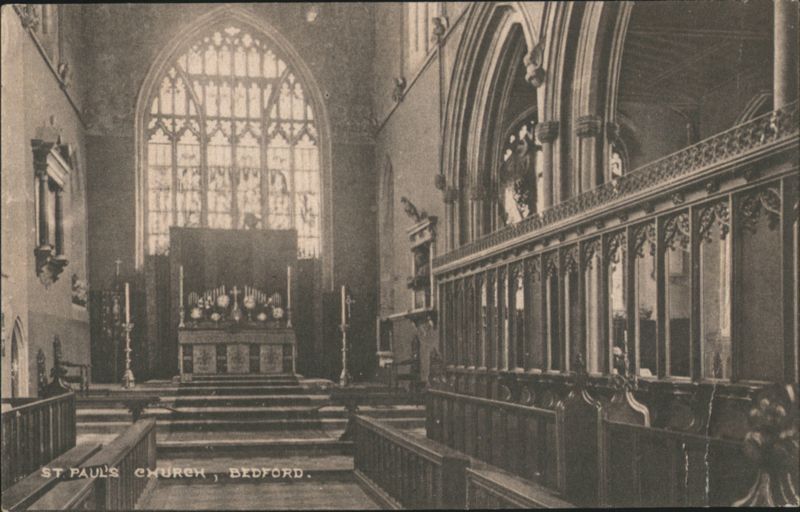 St Paul's Church Interior, Bedford United Kingdom