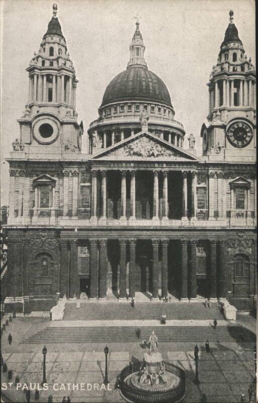 St. Paul's Cathedral Grand Facade London England