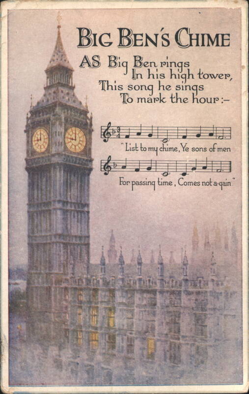 Big Ben's Chime, Clock Tower Westminster, Music & Lyrics United Kingdom