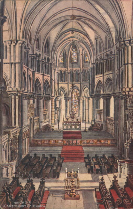 The Choir, Canterbury Cathedral Interior, England A. R. QUINTON