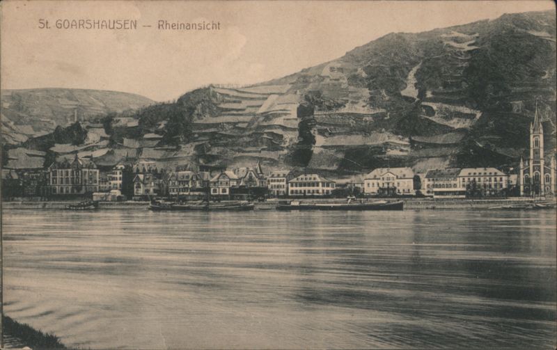 St. Goarshausen - Rheinansicht Germany