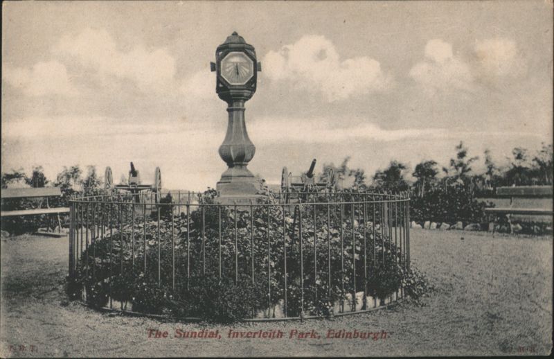 The Sundial, Inverleith Park, Edinburgh Scotland
