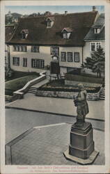 Joh. Seb. Bach's Geburtshaus und Denkmal, Eisenach Postcard