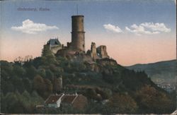 Godesberg Castle Ruin Postcard
