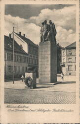 Kaiserslautern, 23.er Denkmal mit Schlageter-Gedächtnisstein Postcard
