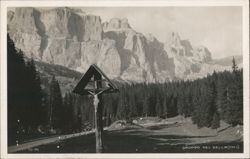 Passo del Pordoi - Strada delle Dolomiti Dolomite Mountai Postcard