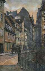 Alt-Dresden. Die Salzgasse. Postcard