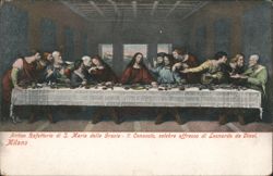 The Last Supper, Leonardo da Vinci, S. Maria delle Grazie Postcard