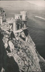 Swallow's Nest Castle on Cliff Postcard