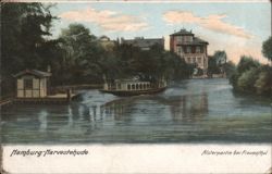 Hamburg-Harvestehude Alsterpartie bei Frauenthal Postcard