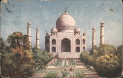 Taj Mahal, Agra, India Postcard