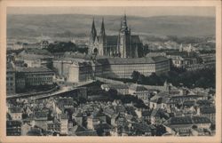 Prague Castle and Hradčany Panorama Postcard